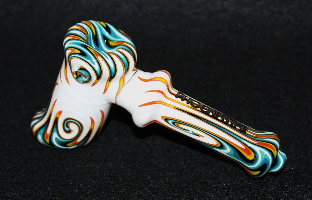 5" TIDAL TORCH Glass Hammer Pipe Tobacco Smoking Glass Pipe TABLE Pipe