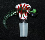 14mm STARLIGHT COMET Glass SLIDE Bowl w/built-in screen Tobacco Slide Bowl 14mm