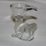 14mm - ECONOMY HORNED 4 HOLE Glass CONE Tobacco smoking glass slide bowl 14 mm