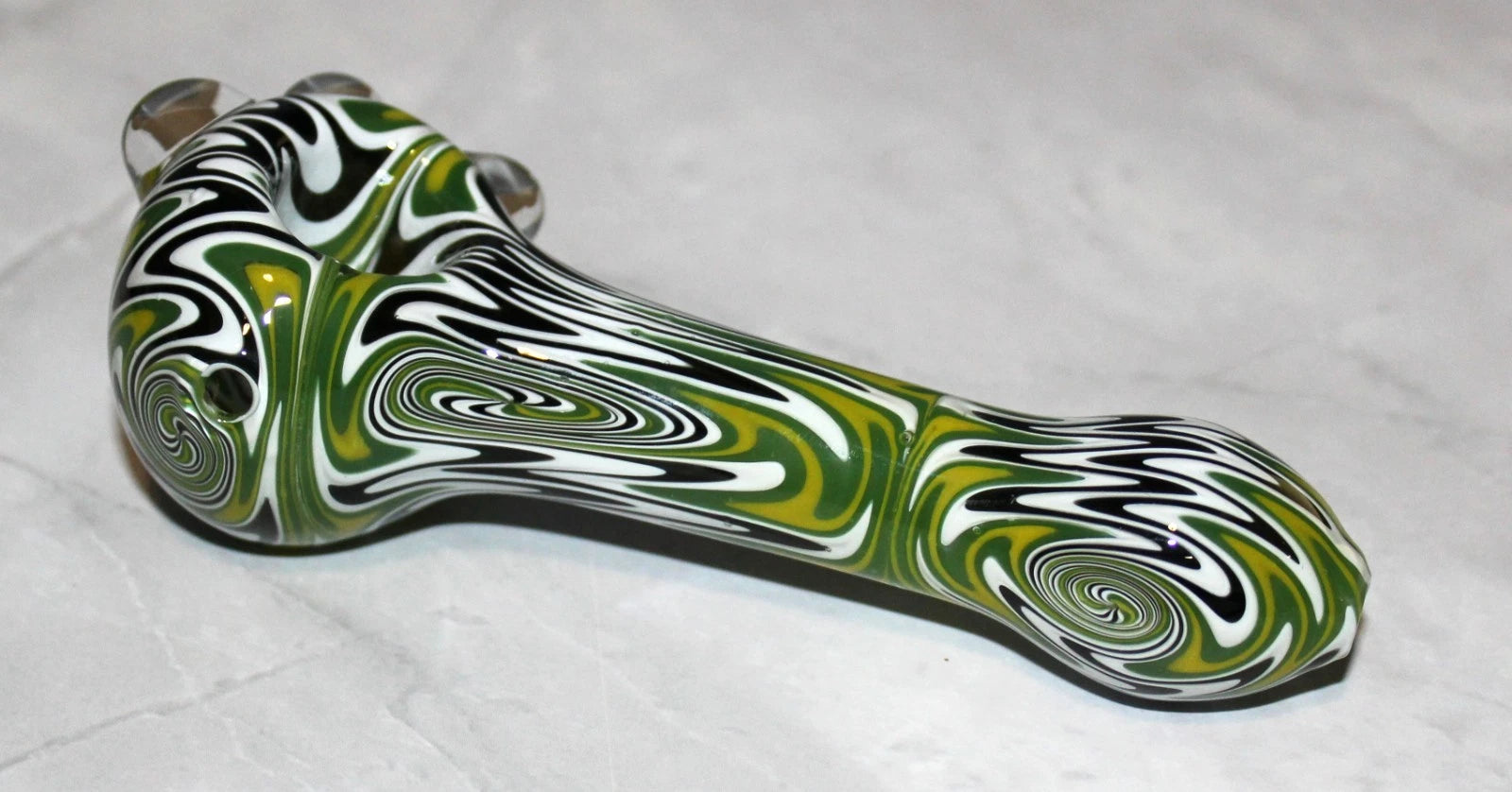 5" RIPPLE GLASS Glass Tobacco Smoking Glass Pipe WAG Glass