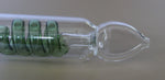 5" GREEN GLASS COIL TUBE Glass Smoking Pipe