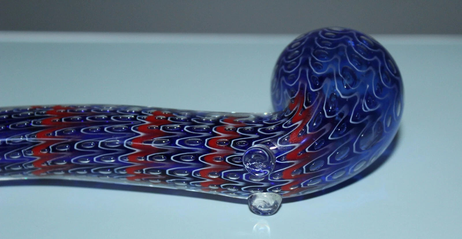 6 1/2" - 7" LONG JOHN Sherlock Thick Glass Pipe