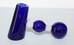 4" MINI BLUE HAMMER GLASS Pipe Tobacco Smoking Glass Pipe