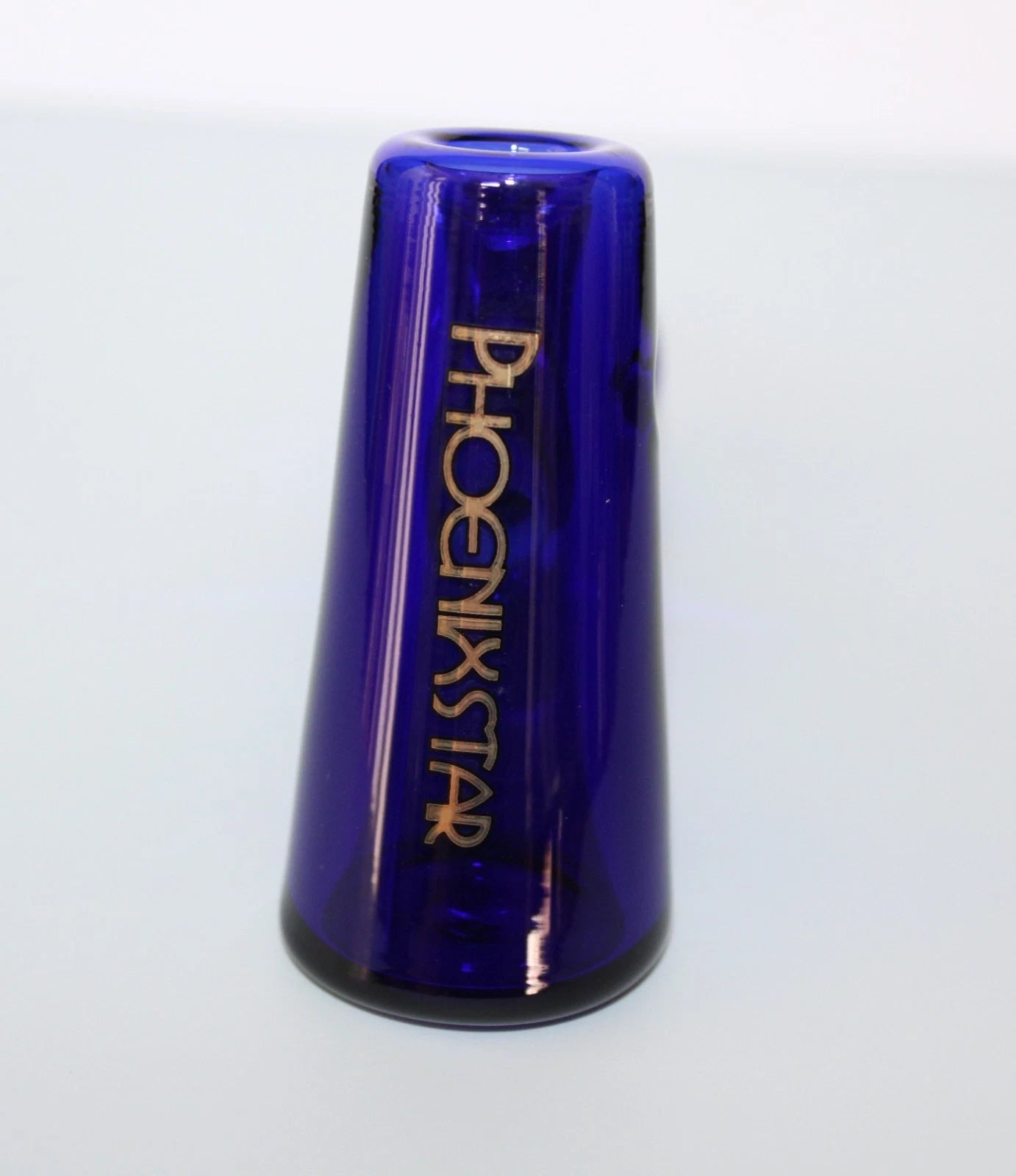 4" MINI BLUE HAMMER GLASS Pipe Tobacco Smoking Glass Pipe