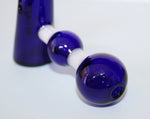 4" MINI BLUE HAMMER GLASS Pipe Tobacco Smoking Glass Pipe