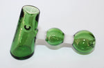 4" MINI GREEN HAMMER GLASS Pipe Tobacco Smoking Glass Pipe