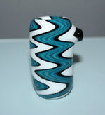 4 1/2" ZIRCON DRIFT Glass Tobacco Smoking Glass Pipe THICK GLASS pipes