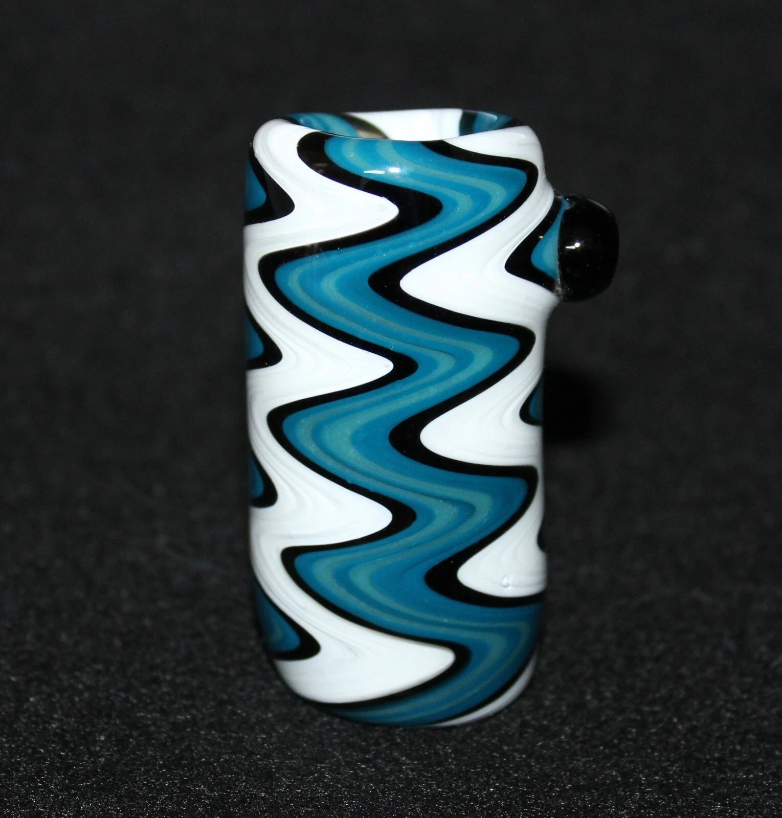 4 1/2" ZIRCON DRIFT Glass Tobacco Smoking Glass Pipe THICK GLASS pipes