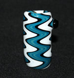 4 1/2" ZIRCON DRIFT Glass Tobacco Smoking Glass Pipe THICK GLASS pipes