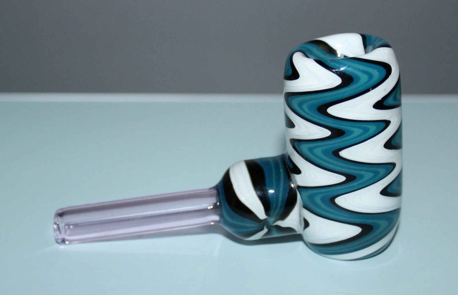 4 1/2" ZIRCON DRIFT Glass Tobacco Smoking Glass Pipe THICK GLASS pipes