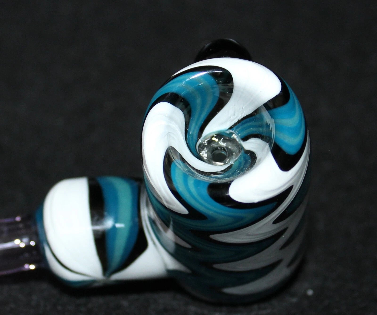 4 1/2" ZIRCON DRIFT Glass Tobacco Smoking Glass Pipe THICK GLASS pipes