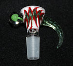 14mm STARLIGHT COMET Glass SLIDE Bowl w/built-in screen Tobacco Slide Bowl 14mm