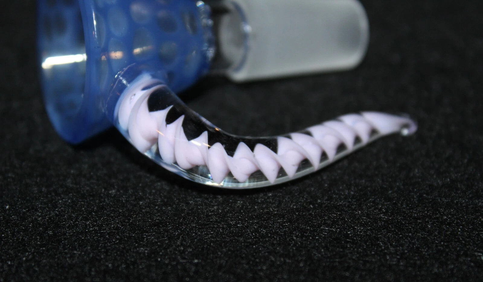 14mm BABY BLUE Glass SLIDE Bowl w/built-in screen Tobacco Glass Slide Bowl 14 mm