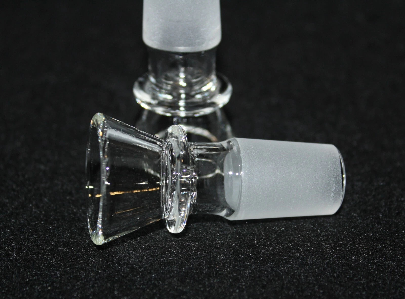 18mm ECONOMY CONE GLASS SLIDE Tobacco Glass Slide Bowl 18 mm male