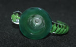 14mm EMERALD GREEN Glass SLIDE Bowl Tobacco Glass Slide Bowl 14 mm