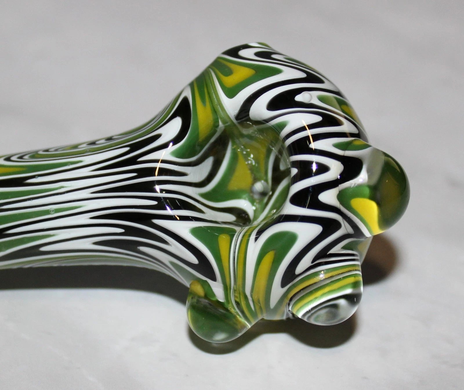 5" RIPPLE GLASS Glass Tobacco Smoking Glass Pipe WAG Glass