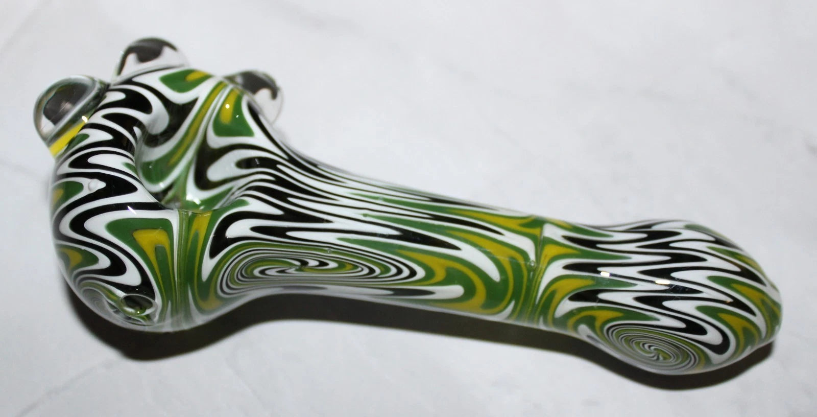 5" RIPPLE GLASS Glass Tobacco Smoking Glass Pipe WAG Glass