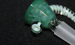 14mm GREEN TIDE Glass SLIDE Bowl w/built-in screen Tobacco Glass Slide Bowl 14mm