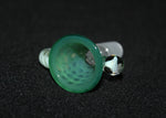 14mm GREEN TIDE Glass SLIDE Bowl w/built-in screen Tobacco Glass Slide Bowl 14mm