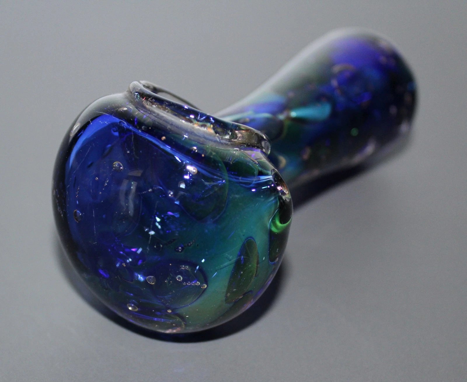 4" NATURAL EARTH Glass Smoking Pipe THICK GLASS pipes