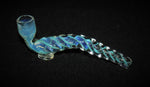 CURVED STEM AQUA 3 1/2" Mini Sherlock One Hitter glass pipe