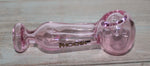 4" CYBER PINK Tobacco Smoking Glass Pipe w/ dual feed stem Glass Pipes