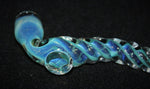 CURVED STEM AQUA 3 1/2" Mini Sherlock One Hitter glass pipe