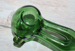 4" CYBER GREEN Tobacco Smoking Glass Pipe w/ dual feed stem Glass Pipes