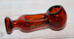 4" CYBER BROWN Tobacco Smoking Glass Pipe w/ dual feed stem Glass Pipes