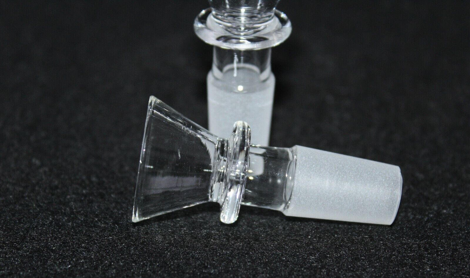 14mm CLEAR Glass BASIC CONE SLIDE Tobacco slide