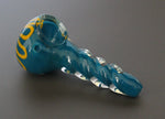 3" FROST WHIRL Unicorn Stem Tobacco Smoking Glass Pipe