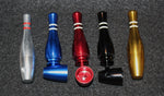 5X - 3" BOWLING PIN METAL Tobacco Smoking Pipe Metal pipe ALL METAL Pipes