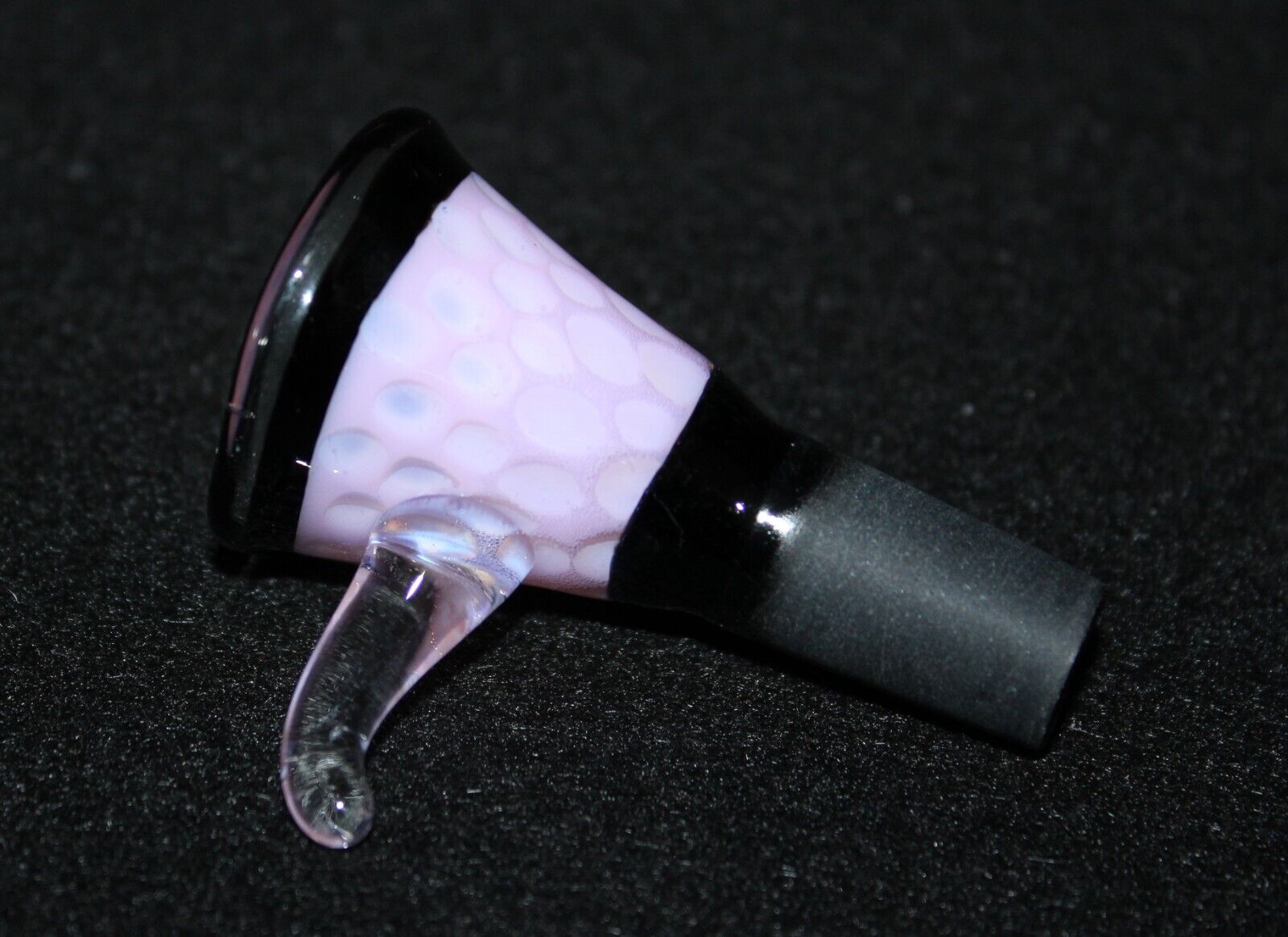14mm PINK AND BLACK 3D Thick Glass SLIDE
