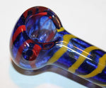 BLUE GLASS EXPRESSION 4" Glass Pipe
