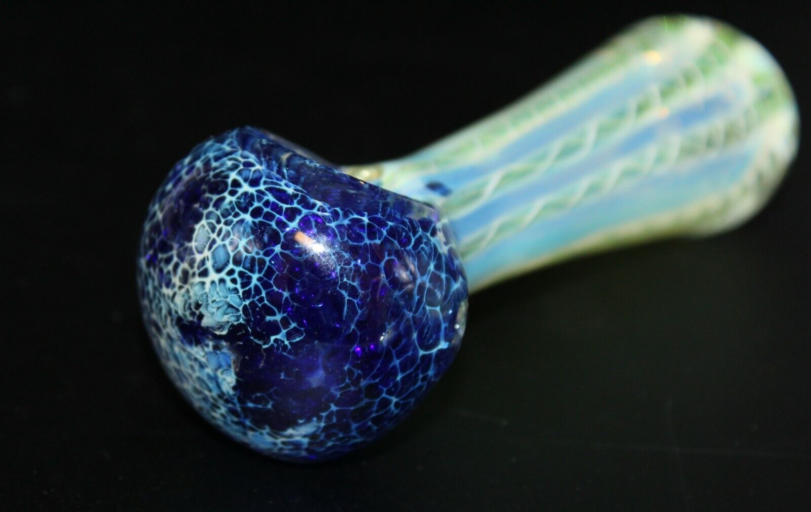 SAPHIRE BLUE 4 1/2" Fumed Color Changing Pipe