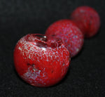4 1/2" RED NIGHT Thick Glass Tobacco Smoking Pipe THICK pipe