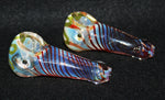 2 pipes for $16.95 - 3 1/2" SINGLE HANDED FUMED SPIRAL Tobacco Smoking Glass Pipe Glass Pipes