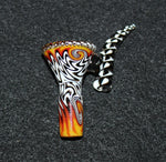 14mm FAR OUT VORTEX Glass Slide Bowl w/ built-in screen Tobacco Glass Slide Bowl