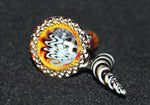 14mm FAR OUT VORTEX Glass Slide Bowl w/ built-in screen Tobacco Glass Slide Bowl