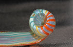 CIRCUS TIME 5 1/2" FUMED THICK GLASS PIPE