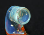 3 1/2" RED UNICORN STEM SHERLOCK W/PAD Glass Tobacco Smoking Pipe GLASS pipes