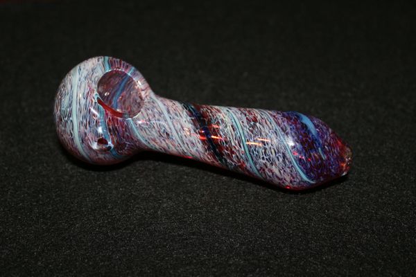 RUBY GLASS Glass Tobacco Pipe