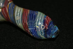 Triple Wrap RBW Chameleon Thick Glass Pipe