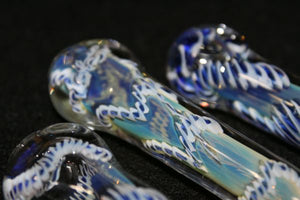 BOA CONSTRICTOR Glass Chillum Tobacco Smoking One Hitter Pipe