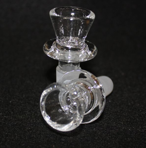 14 mm HONEYCOMB Bowl 14mm Clear Glass Water Pipe Slide Bowl