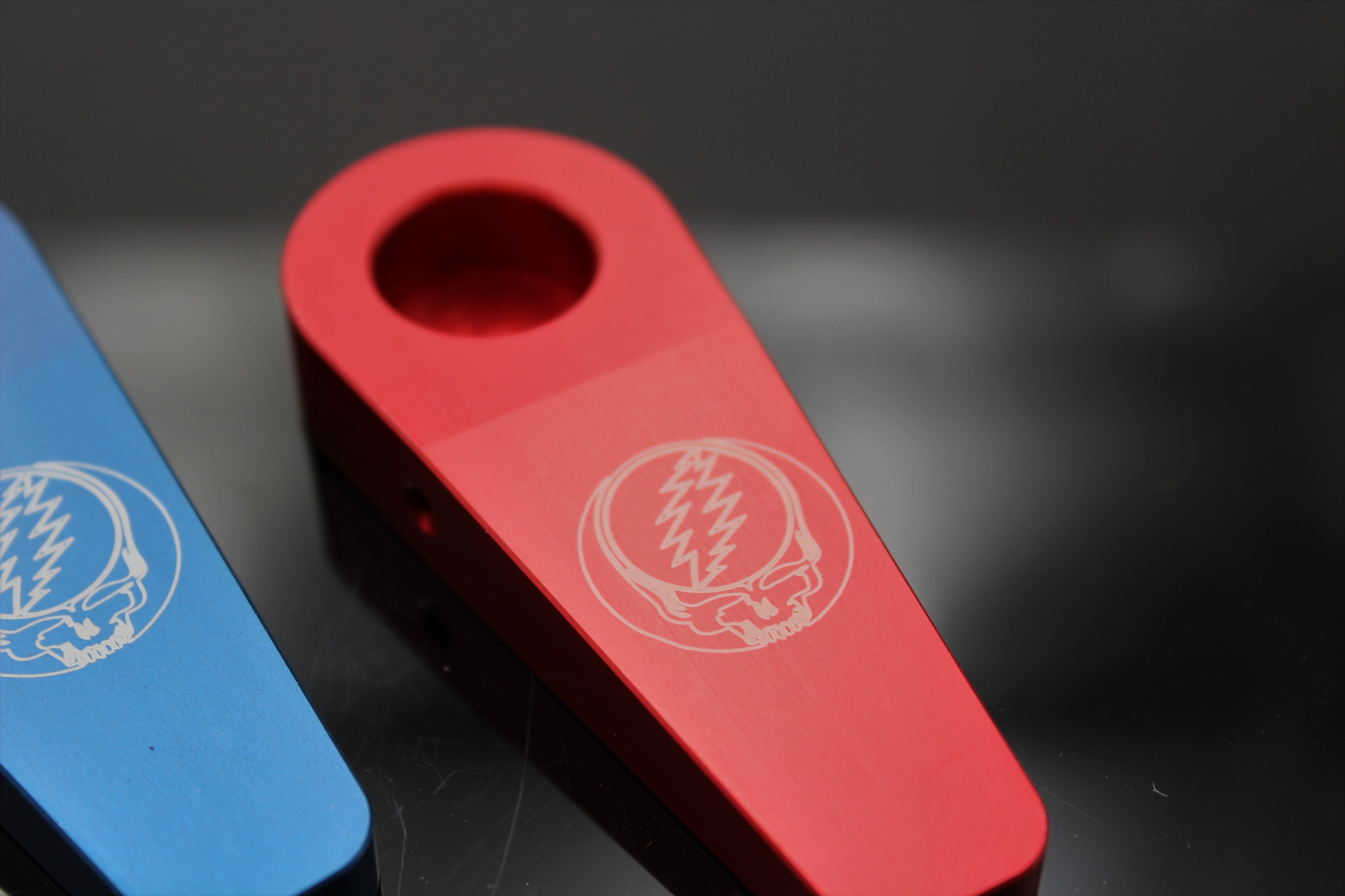 3" Grateful Dead Metal Pipe - Steal Your Face