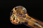 ICED GOLD 4 1/2"  Fumed Glass Pipe THICK GLASS
