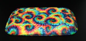 6" X 8" PREMIUM ROLLING TRAY SILICONE TIE DYE Rolling Tray Glass Pipe Friendly