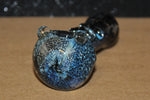 4 1/2" MIDNIGHT RUNNER Tobacco Smoking Glass Pipe Bowl THICK GLASS Pipes
