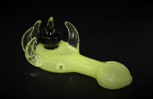 5" NEON CLAW Glass PIPE